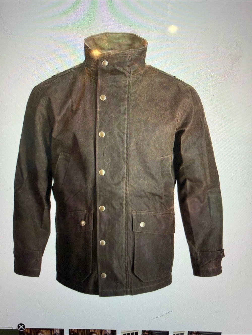 Tom Beckbe Tensaw jacket, rye brown, size XL Tall